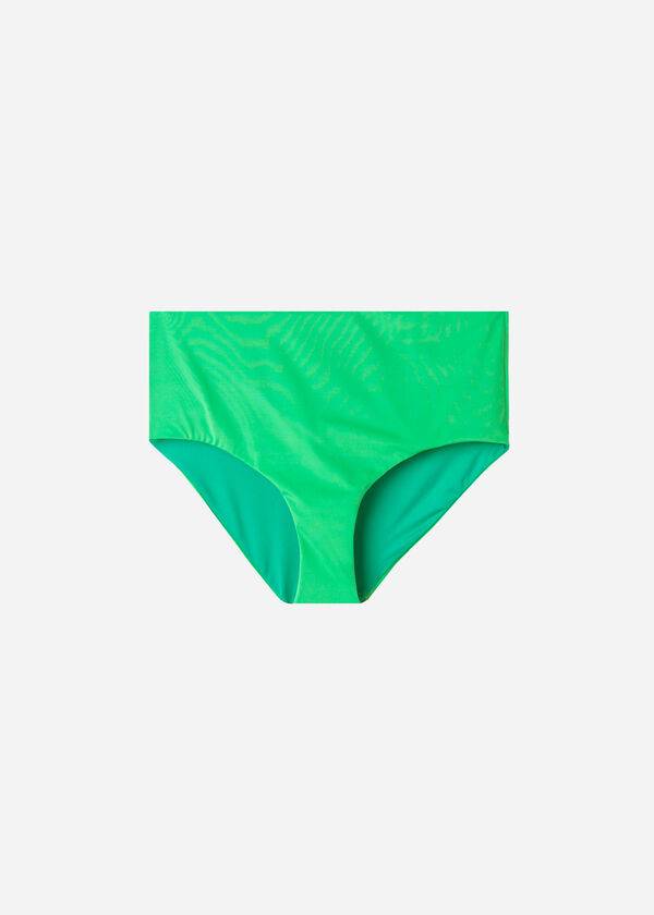 Calzedonia High Shaper Taille Indonesia Eco Bikinibroekjes Dames Groen | BE1408UT