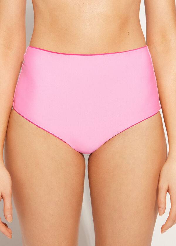 Calzedonia High Shaper Taille Indonesia Eco Bikinibroekjes Dames Roze | BE1409IS