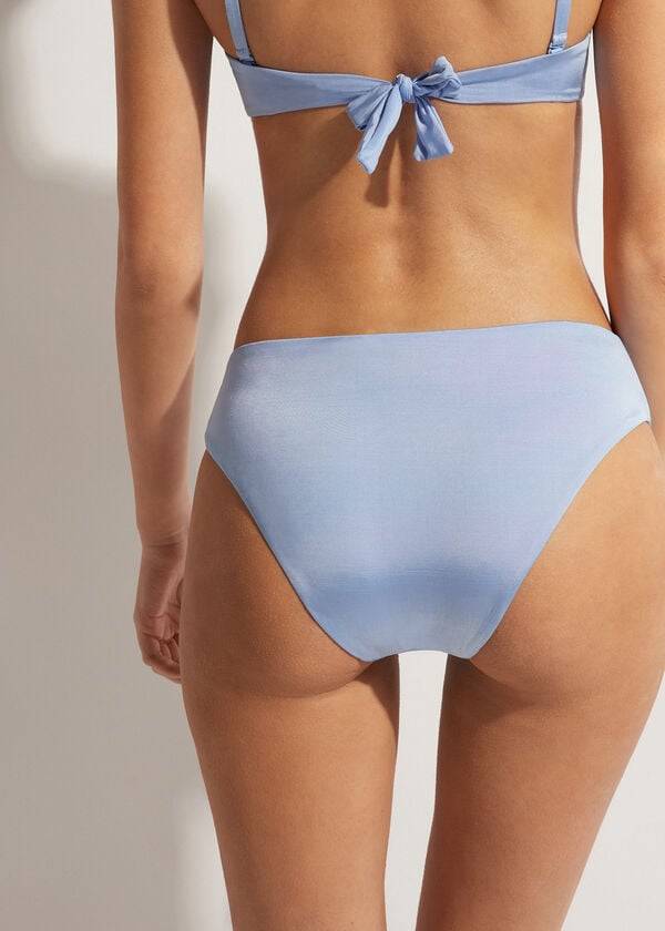 Calzedonia High Taille Abu Dhabi Bikinibroekjes Dames Blauw | BE1416GL