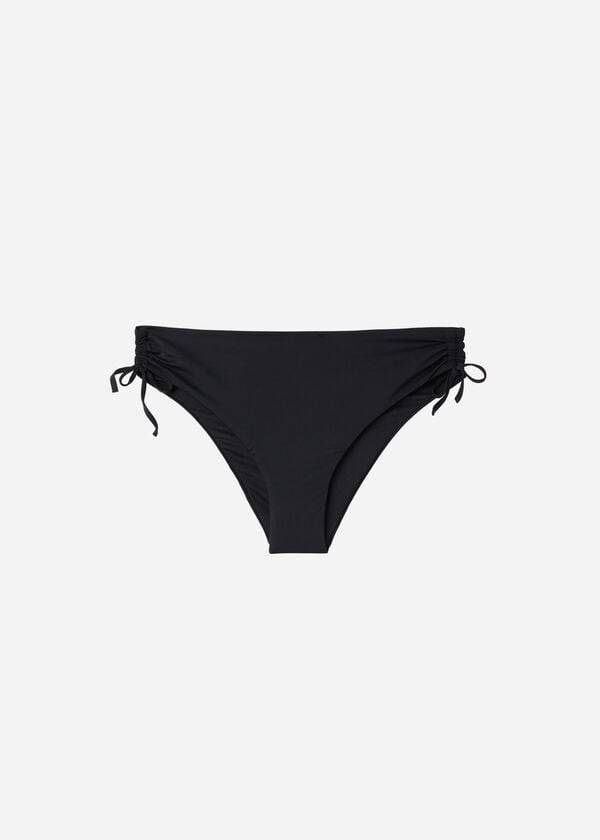 Calzedonia High-Taille Drawstring Indonesia Bikinibroekjes Dames Zwart | BE1455WY