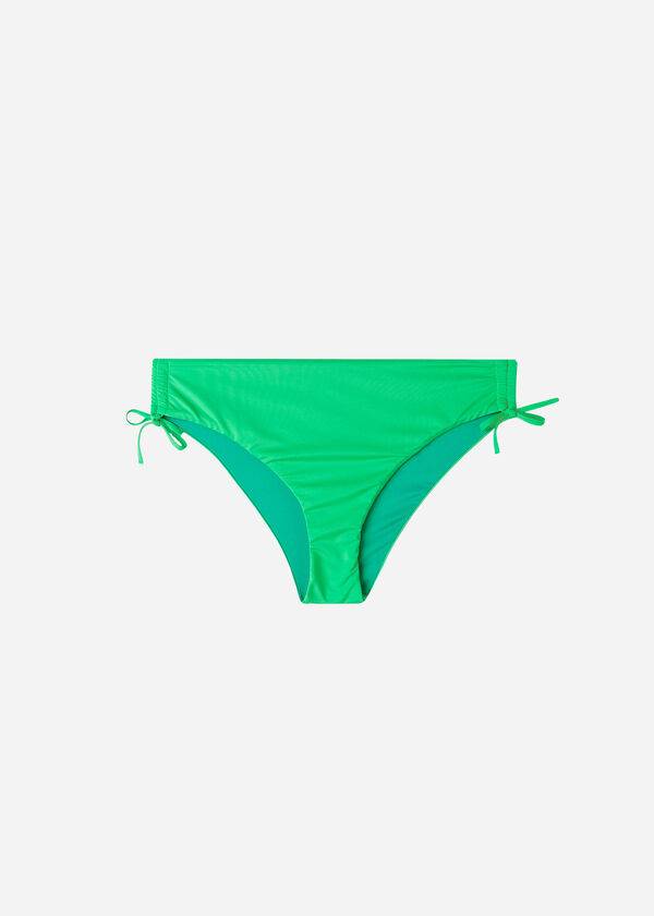 Calzedonia High-Taille Drawstring Indonesia Bikinibroekjes Dames Groen | BE1456EX