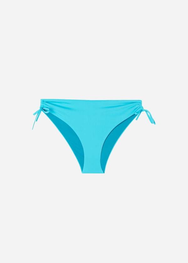 Calzedonia High-Taille Drawstring Indonesia Bikinibroekjes Dames Turquoise | BE1458TV