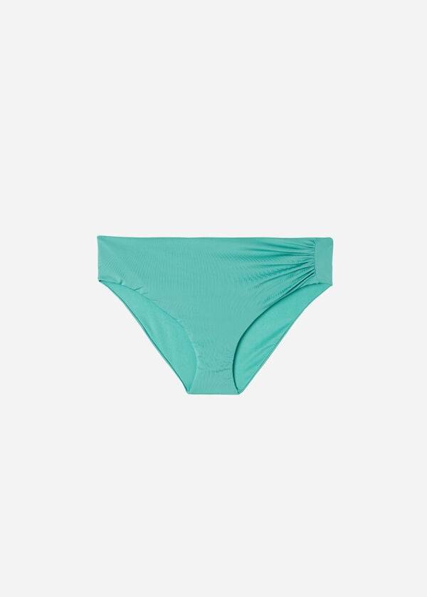 Calzedonia High Taille Indonesia Eco Bikinibroekjes Dames Turquoise | BE1426NB