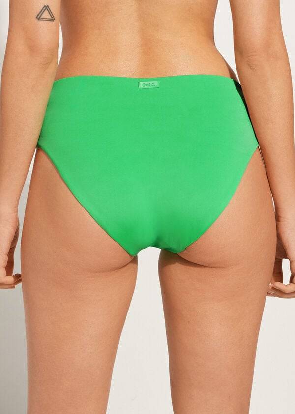 Calzedonia High Taille Indonesia Eco Bikinibroekjes Dames Groen | BE1430EX