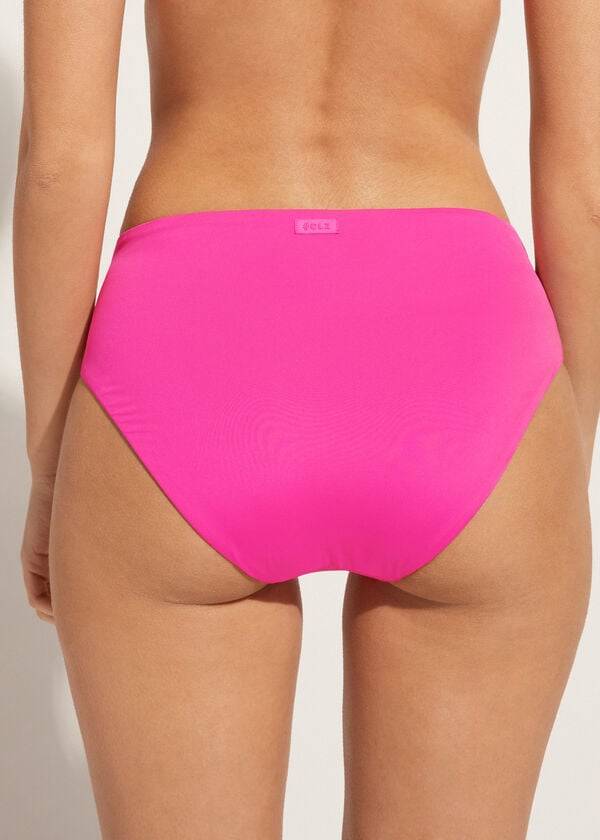 Calzedonia High Taille Indonesia Eco Bikinibroekjes Dames Roze | BE1431RW