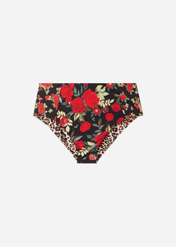 Calzedonia High Taille Reversible Nizza Bikinibroekjes Dames Roze | BE1437PQ