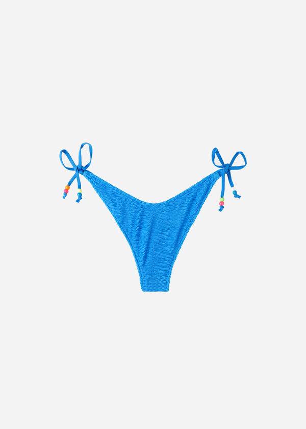 Calzedonia High V-Cut Brazilian San Diego Bikinibroekjes Dames Blauw | BE1415FM