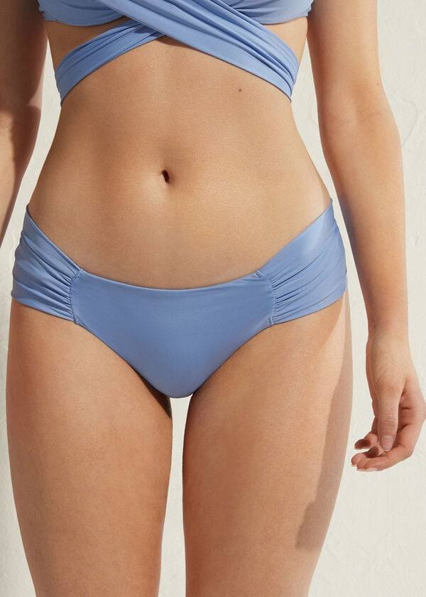 Calzedonia Indonesia Eco Bikinibroekjes Dames Blauw | BE1467FM