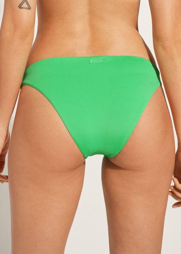 Calzedonia Indonesia Eco Low rise Bikinibroekjes Dames Groen | BE1474XF