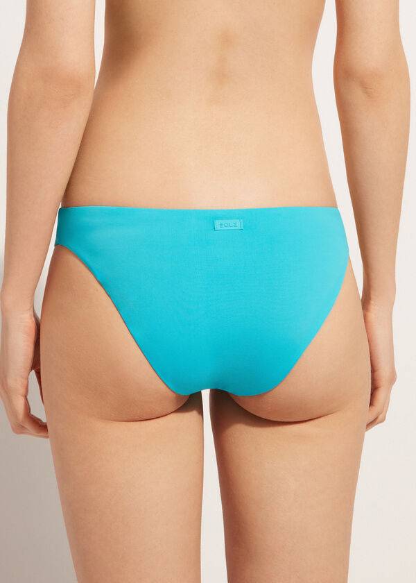 Calzedonia Indonesia Eco Low rise Bikinibroekjes Dames Turquoise | BE1476VD