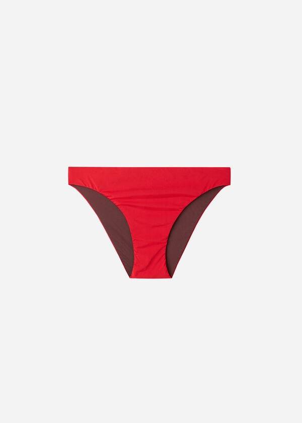 Calzedonia Indonesia Eco Low rise Bikinibroekjes Dames Rood | BE1477BC