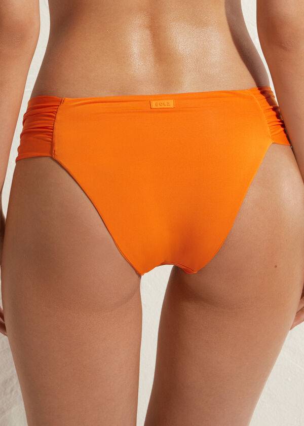 Calzedonia Indonesia Eco rise Bikinibroekjes Dames Oranje | BE1479MA