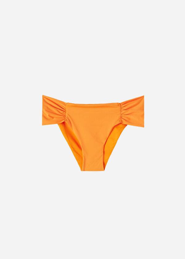 Calzedonia Indonesia Eco rise Bikinibroekjes Dames Oranje | BE1479MA