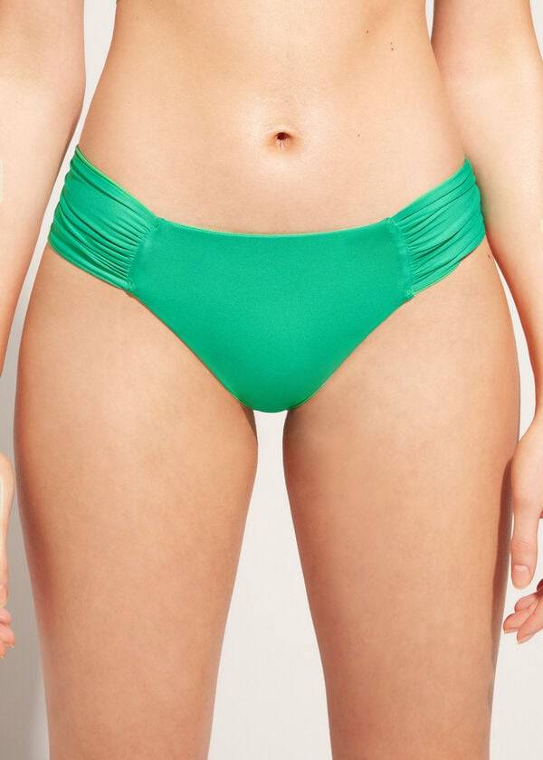 Calzedonia Indonesia Eco rosa Bikinibroekjes Dames Groen | BE1481WY