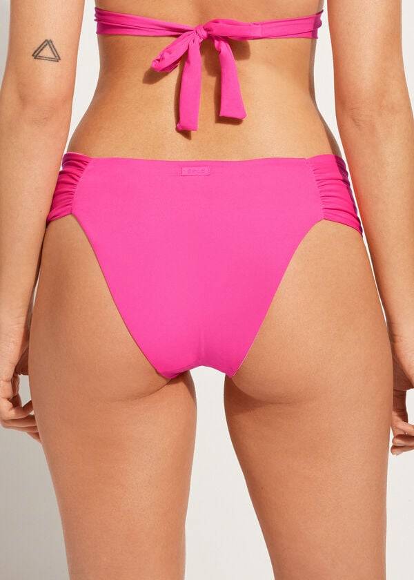 Calzedonia Indonesia Eco rosa Bikinibroekjes Dames Roze | BE1482EX