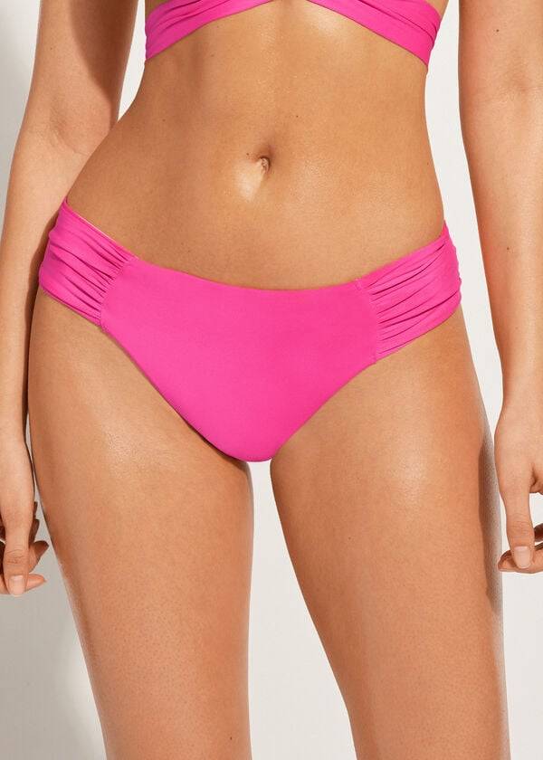 Calzedonia Indonesia Eco rosa Bikinibroekjes Dames Roze | BE1482EX