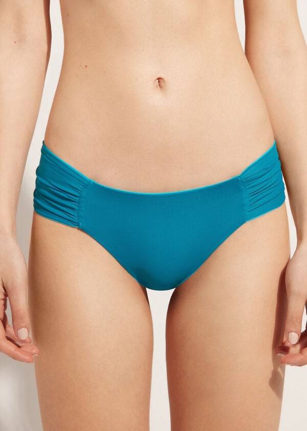 Calzedonia Indonesia Eco rosa Bikinibroekjes Dames Turquoise | BE1484TV