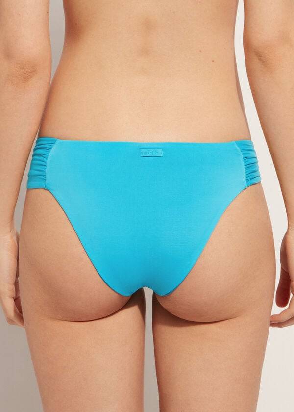 Calzedonia Indonesia Eco rosa Bikinibroekjes Dames Turquoise | BE1484TV