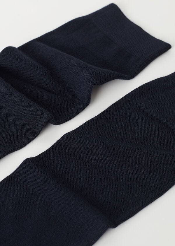 Calzedonia Long with Cashmere Sokken Dames Blauw | BE2249HK