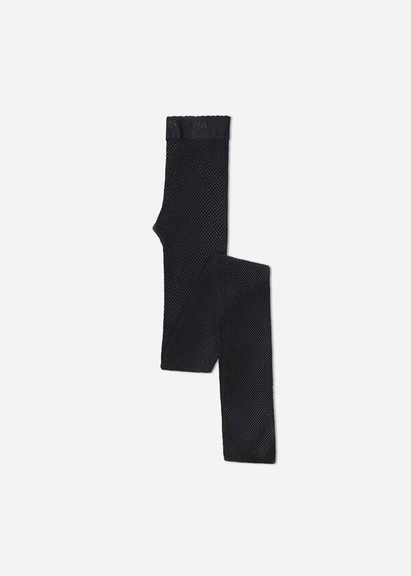 Calzedonia Micronet Hardloopbroek Kinderen Zwart | BE2990RW