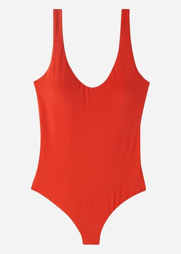 Calzedonia One Piece Indonesia Eco Badpakken Dames Rood | BE2161YU