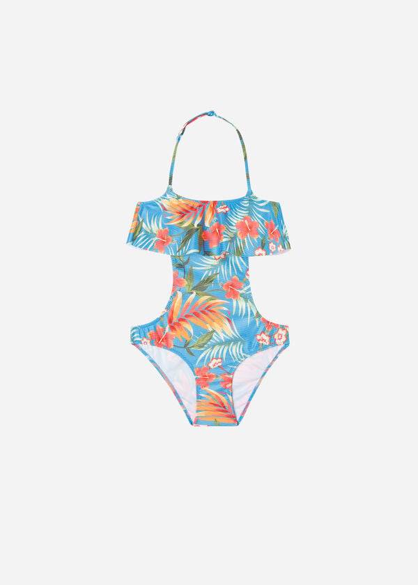 Calzedonia One-Piece Maui Badpakken Kinderen Groen | BE3046KI