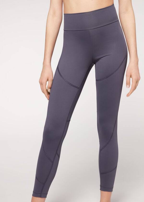 Calzedonia Performance Atletische Leggings Dames Donkerblauw | BE2670DN