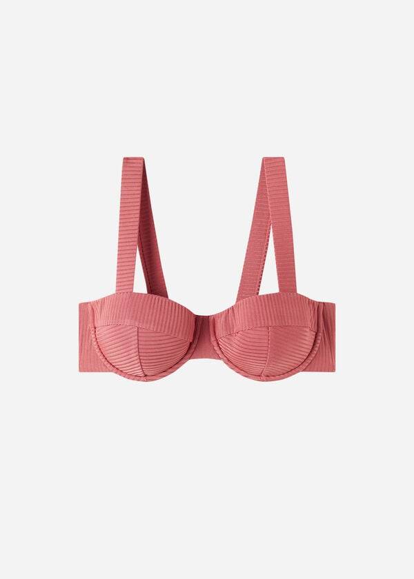 Calzedonia Push-Up Bandeau Biarritz Bikinitopjes Dames Bruin | BE1953YU