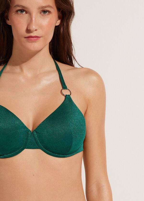 Calzedonia Push Up Hollywood Bikinitopjes Dames Groen | BE1944VD