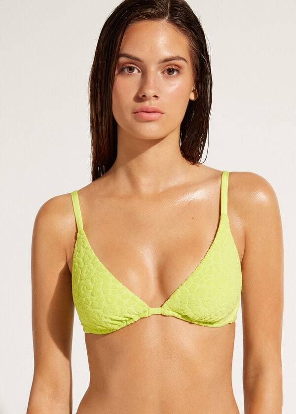 Calzedonia Removable Padding Push Up Bangkok Bikinitopjes Dames Groen | BE1956OR