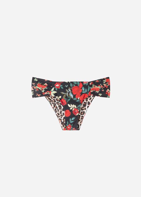 Calzedonia Reversible Ruched Nizza Bikinibroekjes Dames Roze | BE1513IS