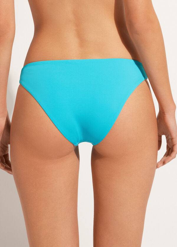 Calzedonia Rhinestone Shanghai Bikinibroekjes Dames Turquoise Groen | BE1522JJ