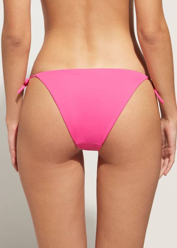 Calzedonia Rhinestone String Shanghai Bikinibroekjes Dames Roze | BE1525ZG