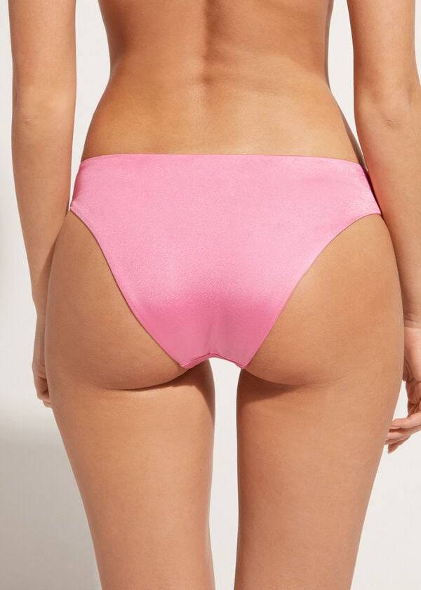 Calzedonia Sequined Cannes rosa Bikinibroekjes Dames Roze | BE1540OR