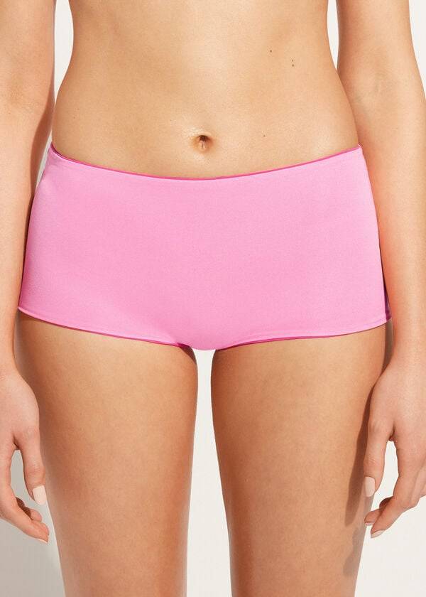 Calzedonia Shorts Indonesia Eco Bikinibroekjes Dames Roze | BE1554VD