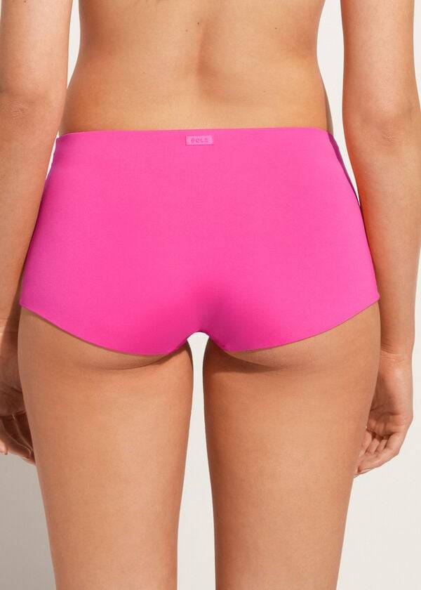 Calzedonia Shorts Indonesia Eco Bikinibroekjes Dames Roze | BE1554VD