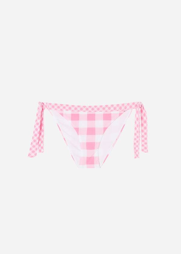 Calzedonia Side Tie Lione Bikinibroekjes Dames Roze | BE1563YU