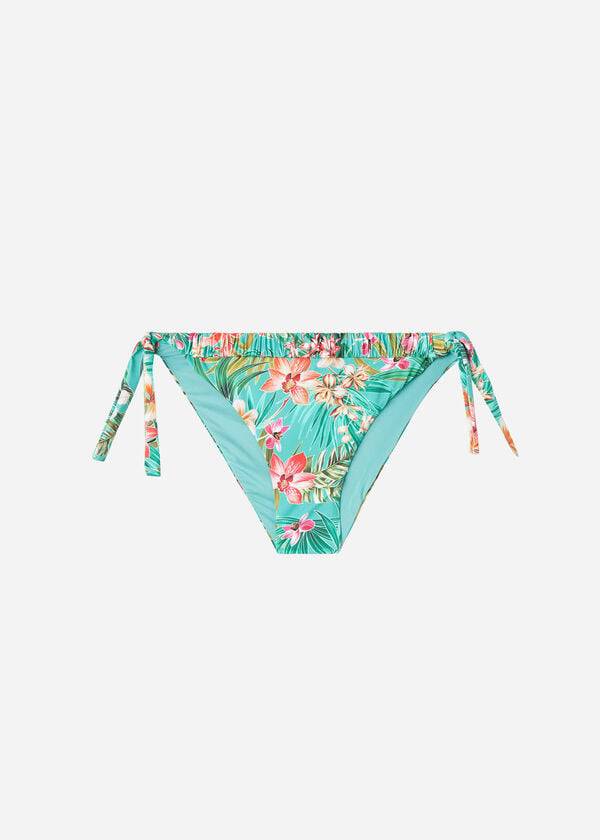 Calzedonia Side Tie Venezia Bikinibroekjes Dames Turquoise | BE1567PQ