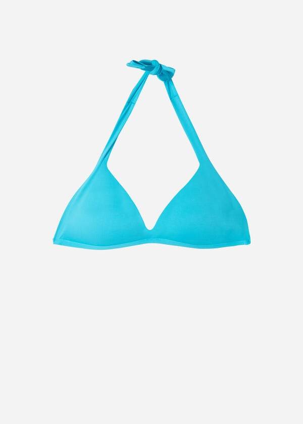 Calzedonia Soft Gewatteerd Triangle Indonesia Bikinitopjes Dames Turquoise | BE1968XF