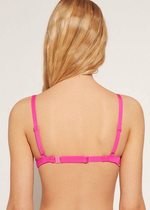 Calzedonia Soft Graduated Super Gewatteerd Push-up Indonesia Eco Bikinitopjes Dames Roze | BE1963HK