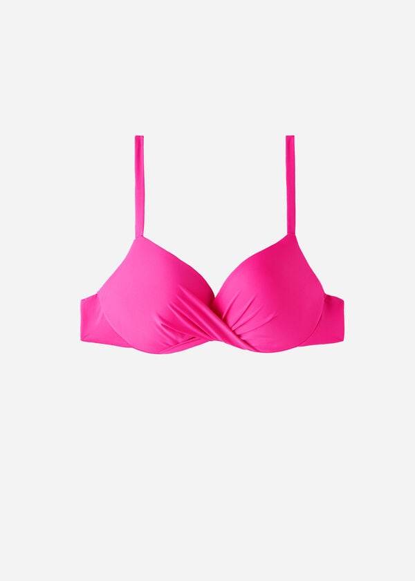 Calzedonia Soft Graduated Super Gewatteerd Push-up Indonesia Eco Bikinitopjes Dames Roze | BE1963HK