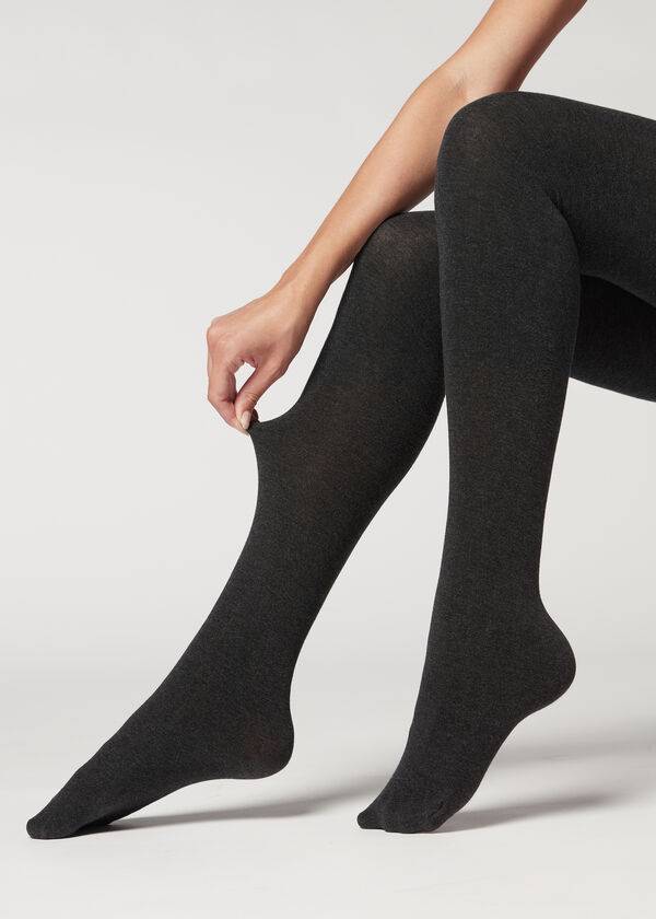 Calzedonia Soft Modal and Cashmere Blend Opaque Hardloopbroek Dames Taupe | BE1064QZ