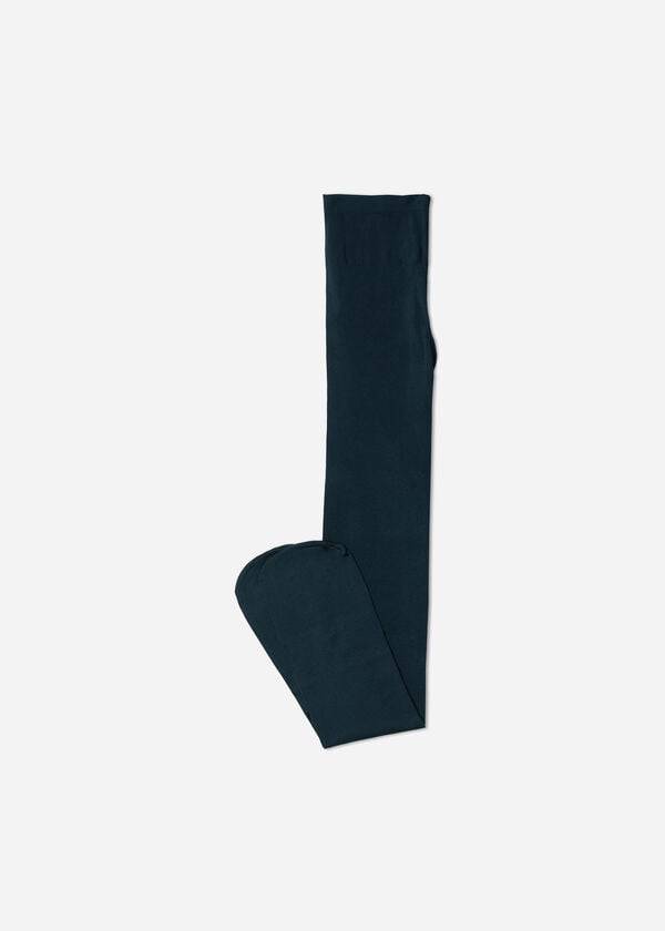 Calzedonia Soft Touch 50 Deniers Hardloopbroek Kinderen Blauw | BE3003OR