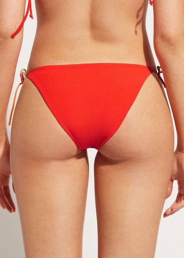 Calzedonia String Berlino Bikinibroekjes Dames Rood | BE1580VD