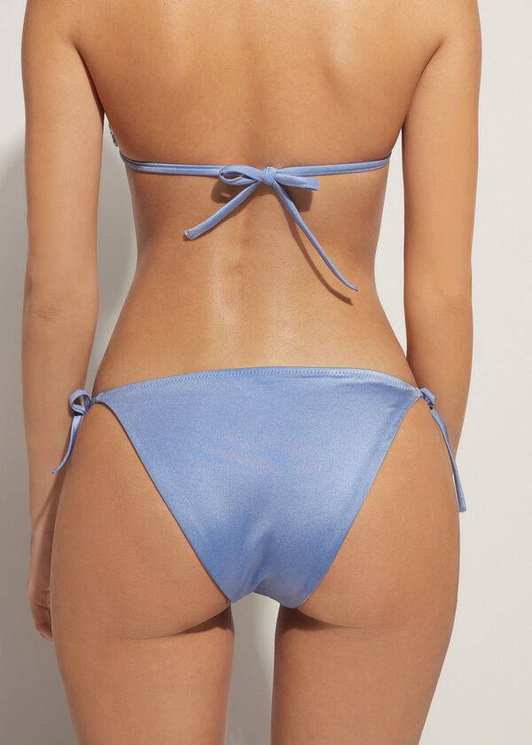 Calzedonia String Cannes Bikinibroekjes Dames Blauw | BE1586EX