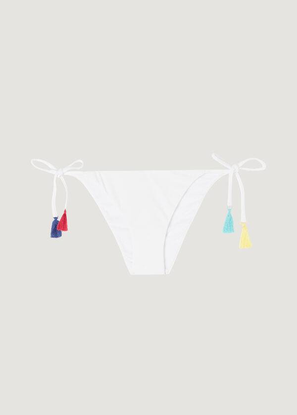 Calzedonia String Delhi Bikinibroekjes Dames Wit | BE1589YU