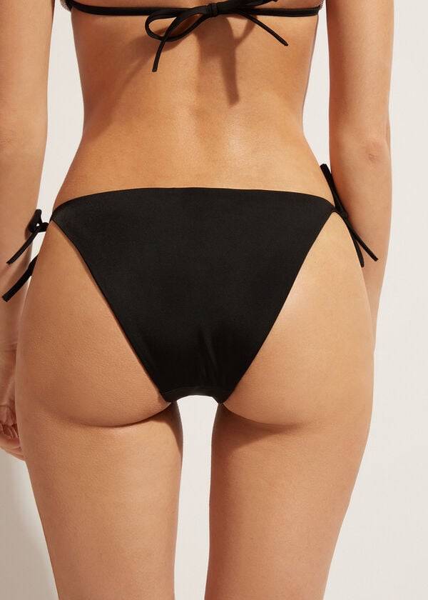 Calzedonia String Dubai Bikinibroekjes Dames Zwart | BE1590UT