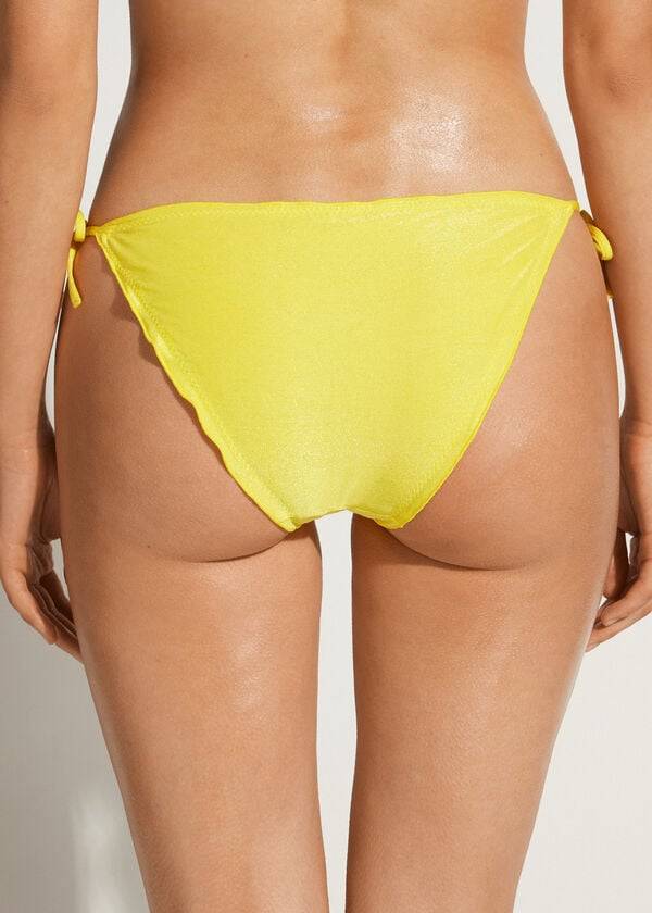 Calzedonia String Formentera Bikinibroekjes Dames Geel | BE1593PQ