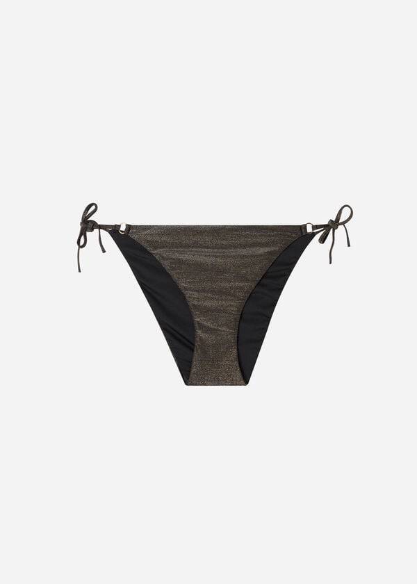 Calzedonia String Hollywood Bikinibroekjes Dames Zwart | BE1596DN