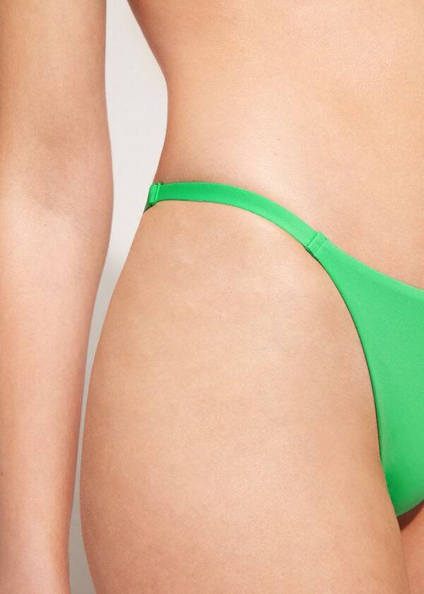 Calzedonia String Indonesia Eco Bikinibroekjes Dames Groen | BE1634NB